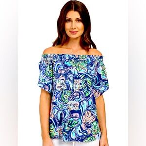 Lilly Pulitzer Almeria top in GUC sz Large